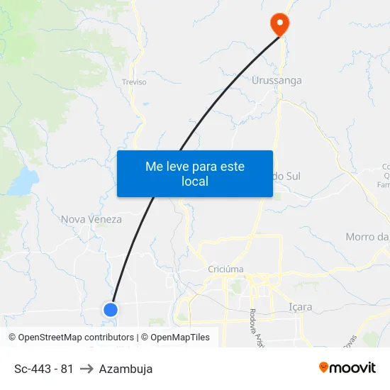Sc-443 - 81 to Azambuja map