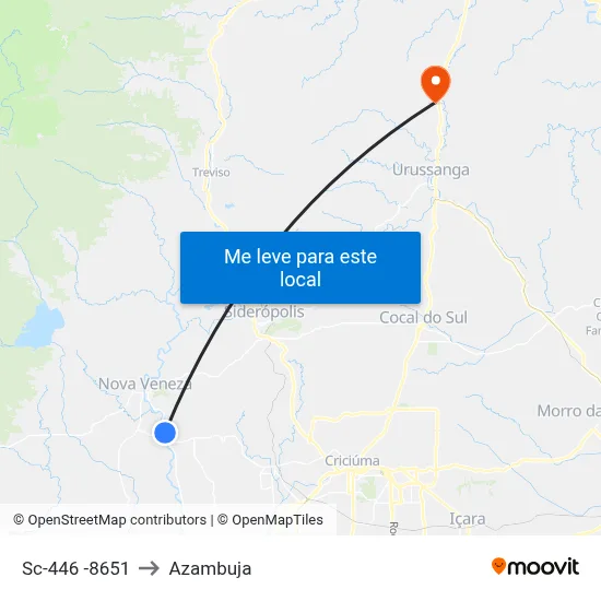 Sc-446 -8651 to Azambuja map
