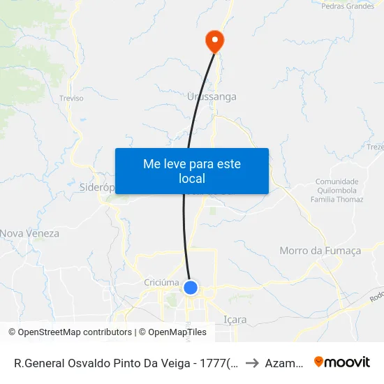 R.General Osvaldo Pinto Da Veiga - 1777(Hulha Cap) to Azambuja map