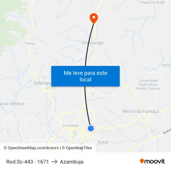 Rod.Sc-443 - 1671 to Azambuja map