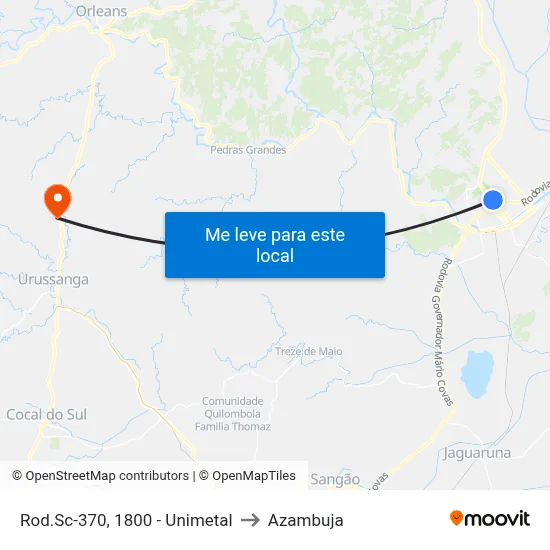 Rod.Sc-370, 1800 - Unimetal to Azambuja map