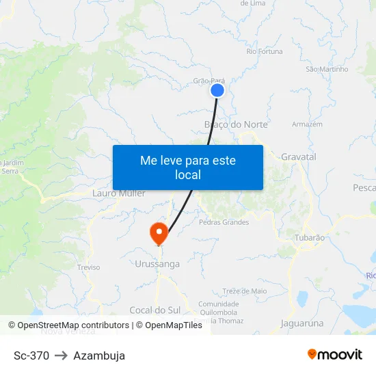 Sc-370 to Azambuja map