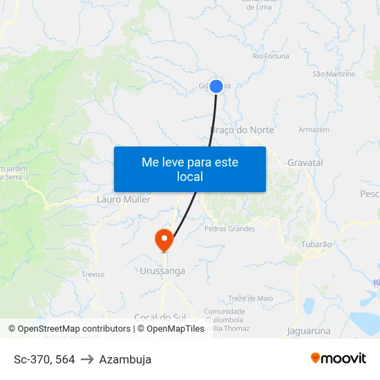 Sc-370, 564 to Azambuja map