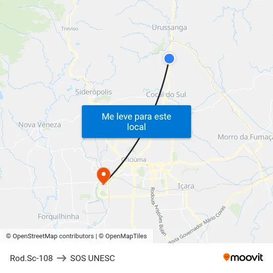 Rod.Sc-108 to SOS UNESC map