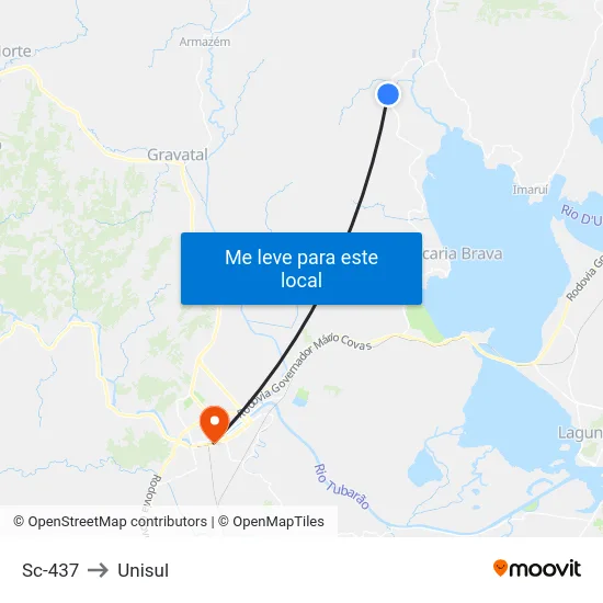 Sc-437 to Unisul map