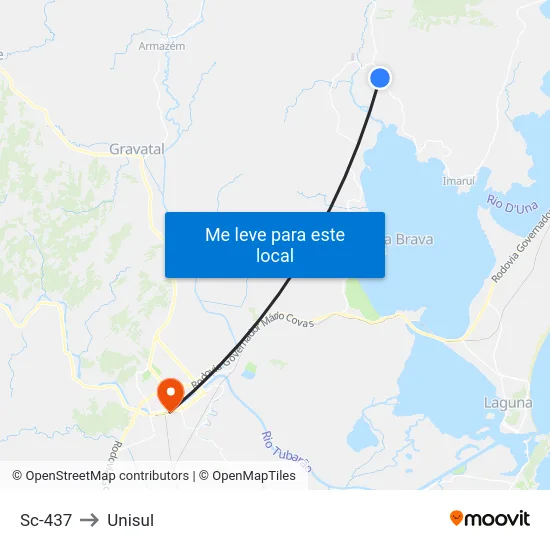 Sc-437 to Unisul map