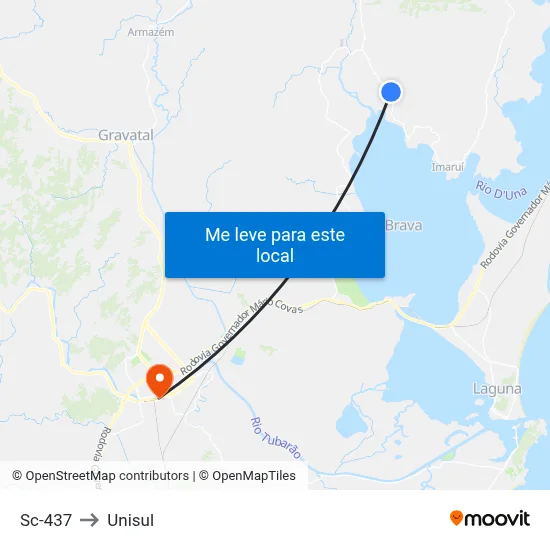 Sc-437 to Unisul map