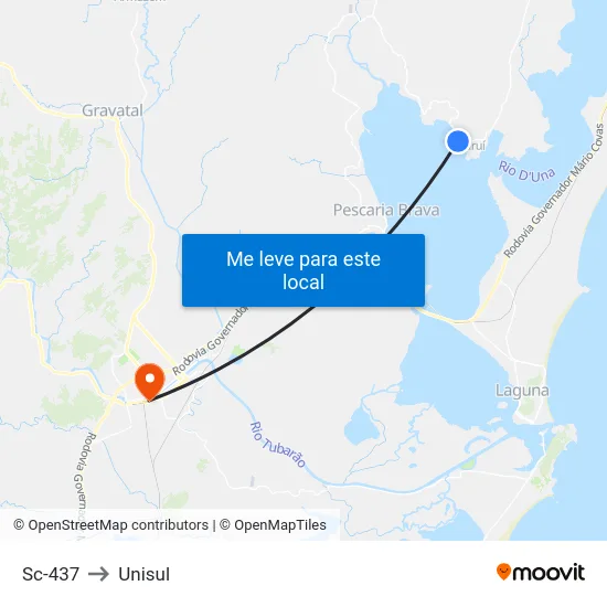 Sc-437 to Unisul map