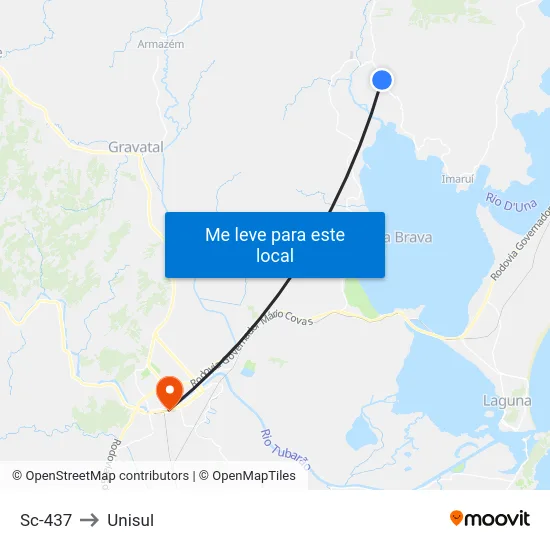 Sc-437 to Unisul map