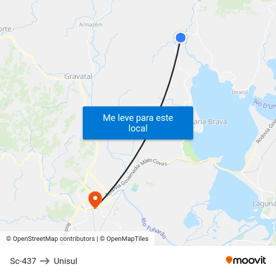 Sc-437 to Unisul map