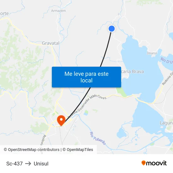 Sc-437 to Unisul map