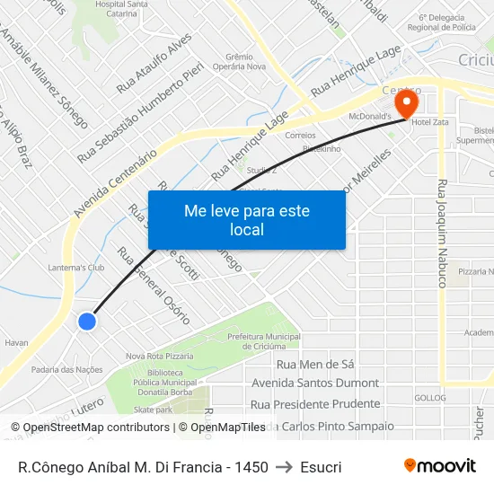 R.Cônego Aníbal M. Di Francia - 1450 to Esucri map