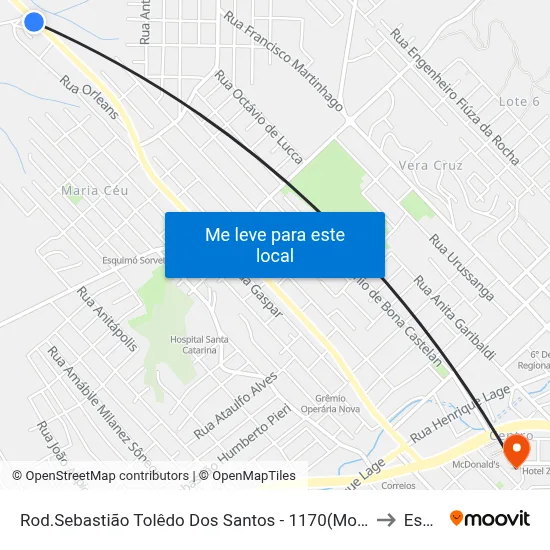 Rod.Sebastião Tolêdo Dos Santos - 1170(Mor.Da Colina) to Esucri map