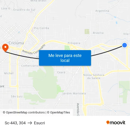 Sc-443, 304 to Esucri map