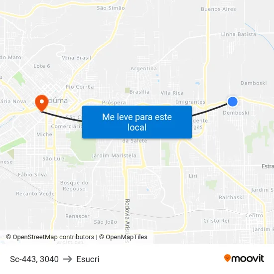 Sc-443, 3040 to Esucri map