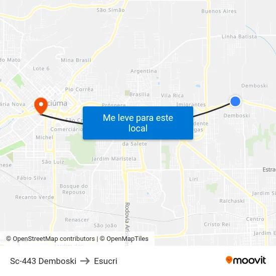 Sc-443 Demboski to Esucri map