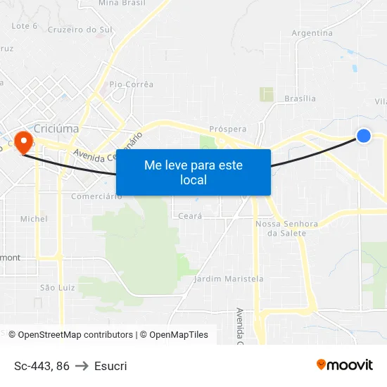 Sc-443, 86 to Esucri map