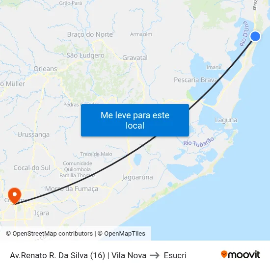 Av.Renato R. Da Silva (16) | Vila Nova to Esucri map