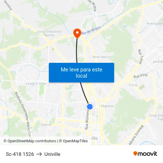 Sc-418 1526 to Univille map