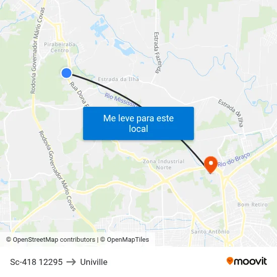 Sc-418 12295 to Univille map