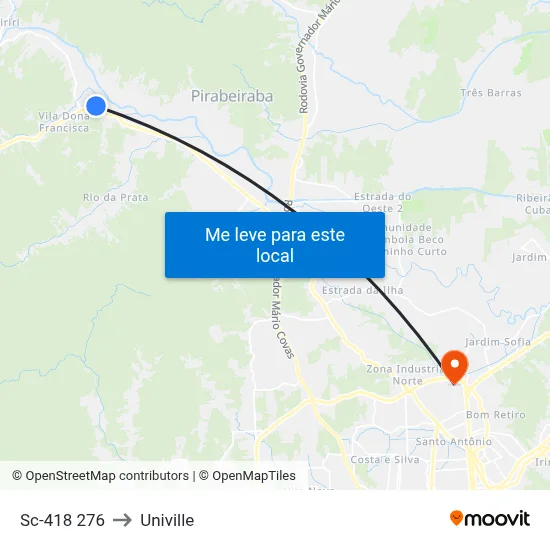Sc-418 276 to Univille map