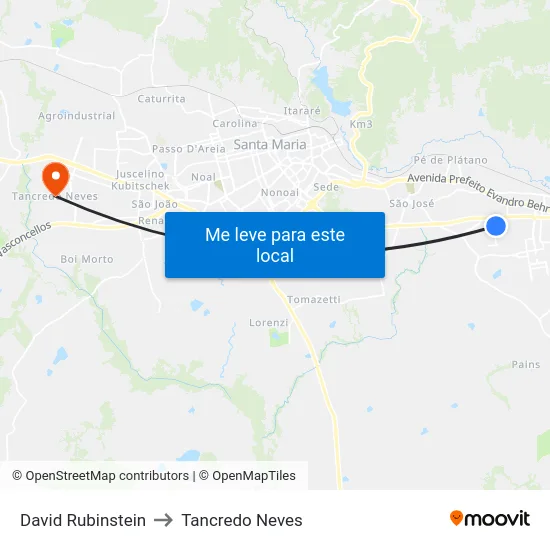 David Rubinstein to Tancredo Neves map