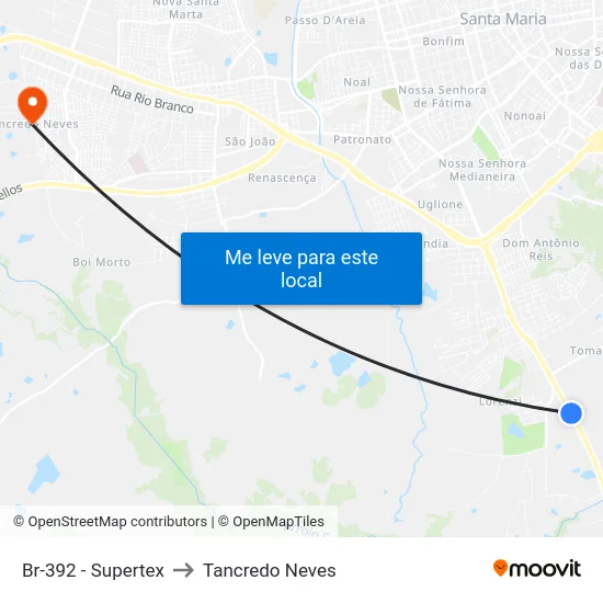 Br-392 - Supertex to Tancredo Neves map