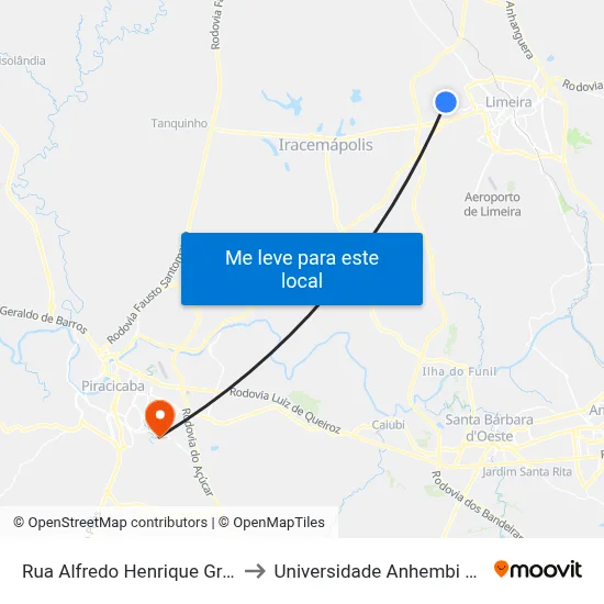Rua Alfredo Henrique Greve, 153 to Universidade Anhembi Morumbi map