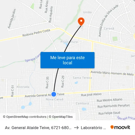 Av. General Ataíde Teive, 6721-6809 B/C to Laboratório Mac map