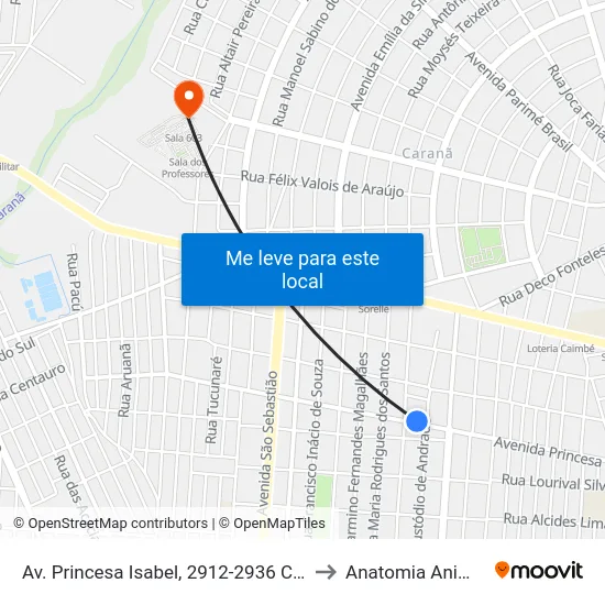 Av. Princesa Isabel, 2912-2936 C/B to Anatomia Animal map