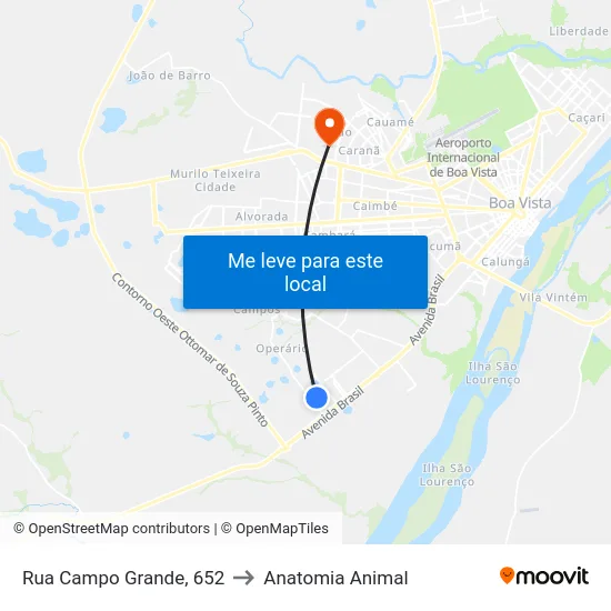 Rua Campo Grande, 652 to Anatomia Animal map