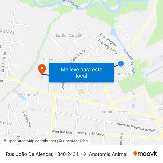 Rua João De Alençar, 1840-2434 to Anatomia Animal map