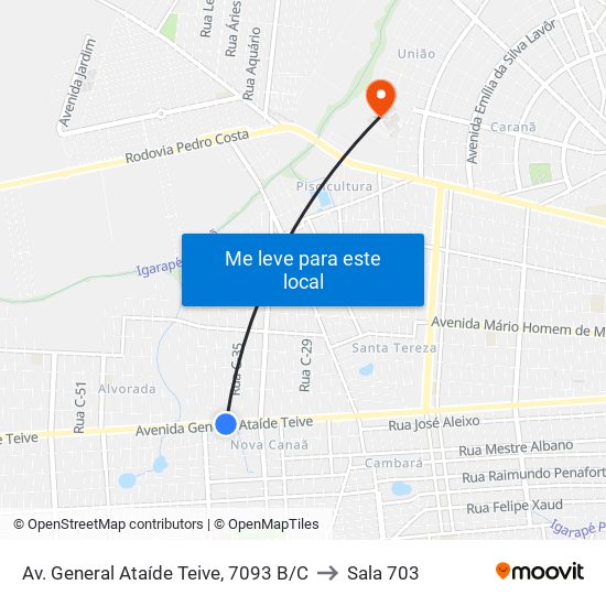 Av. General Ataíde Teive, 7093 B/C to Sala 703 map