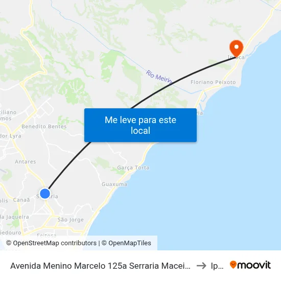 Avenida Menino Marcelo 125a Serraria Maceió - Alagoas 57046-000 Brasil to Ipioca map