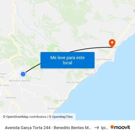 Avenida Garça Torta 244 - Benedito Bentes Maceió - Al 57084-615 Brasil to Ipioca map
