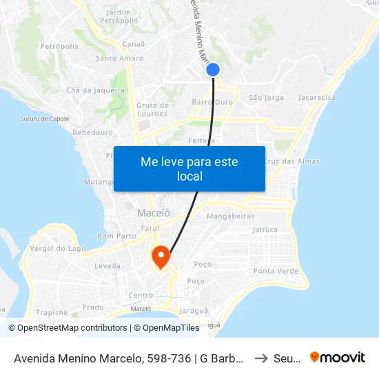 Avenida Menino Marcelo, 598-736 | G Barbosa to Seune map