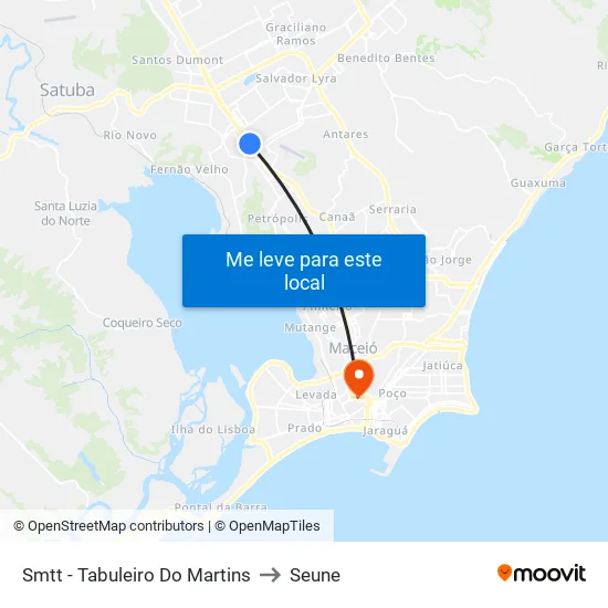 Smtt - Tabuleiro Do Martins to Seune map