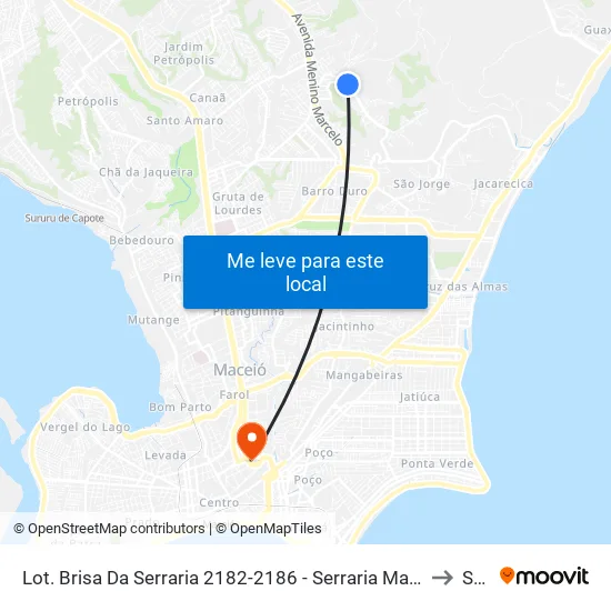 Lot. Brisa Da Serraria 2182-2186 - Serraria Maceió - Al República Federativa Do Brasil to Seune map