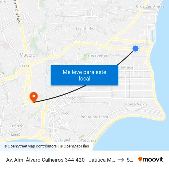 Av. Alm. Álvaro Calheiros 344-420 - Jatiúca Maceió - Al 57035-558 Brasil to Seune map