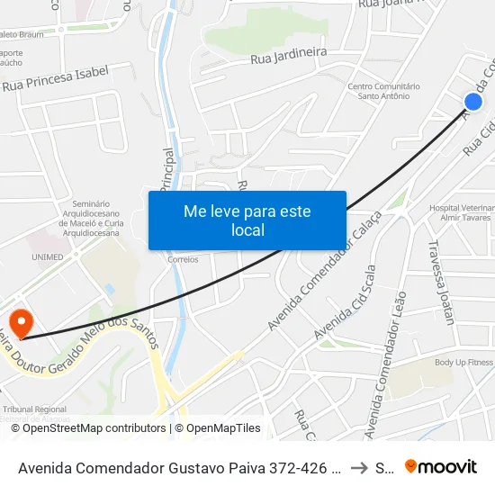 Avenida Comendador Gustavo Paiva 372-426 - Mangabeiras Maceió - Al 57031-530 Brasil to Seune map