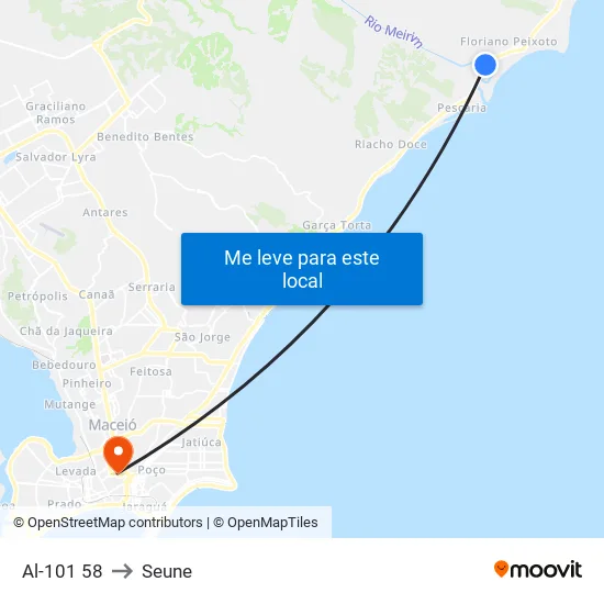 Al-101 58 to Seune map