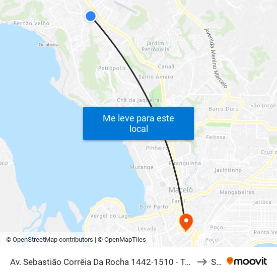 Av. Sebastião Corrêia Da Rocha 1442-1510 - Tabuleiro Do Martins Maceió - Al 57061-410 Brasil to Seune map