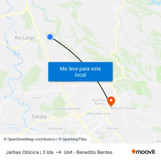 Jarbas Oiticica | 3 Ida to Unit - Benedito Bentes map
