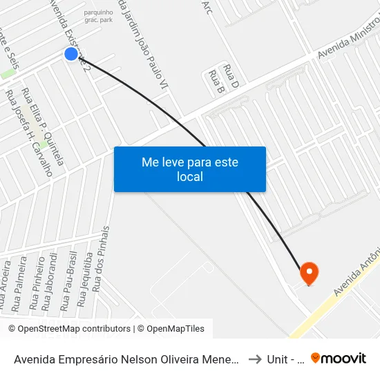 Avenida Empresário Nelson Oliveira Menezes 1450-1500 - Cidade Universitária Maceió - Al 57073-471 República Federativa Do Brasil to Unit - Benedito Bentes map
