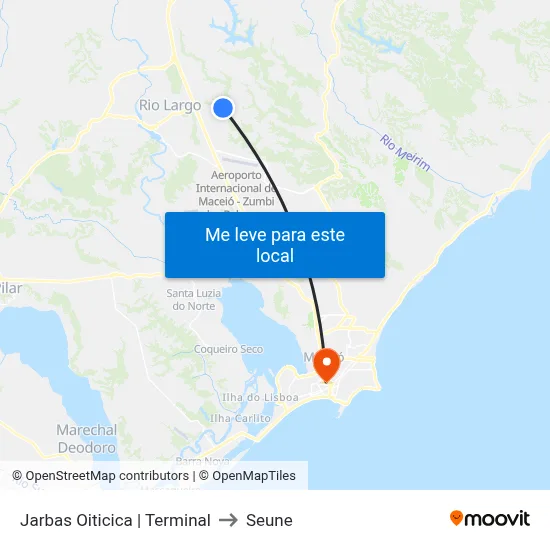 Jarbas Oiticica | Terminal to Seune map