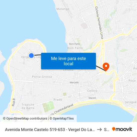 Avenida Monte Castelo 519-653 - Vergel Do Lago Maceió - Al República Federativa Do Brasil to Seune map