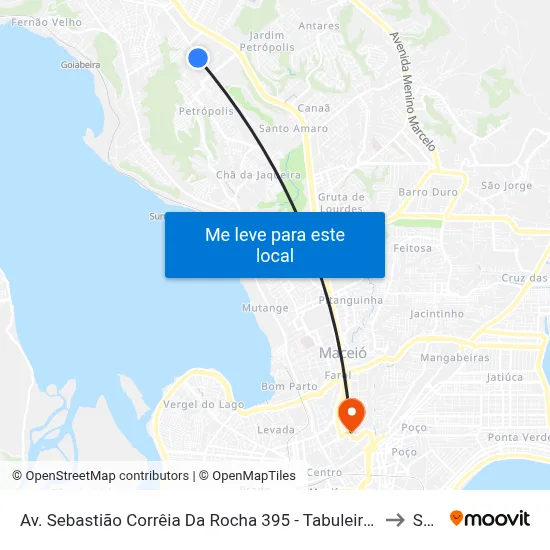 Av. Sebastião Corrêia Da Rocha 395 - Tabuleiro Do Martins Maceió - Al Brasil to Seune map
