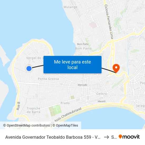 Avenida Governador Teobaldo Barbosa 559 - Vergel Do Lago Maceió - Al 57015-850 República Federativa Do Brasil to Seune map