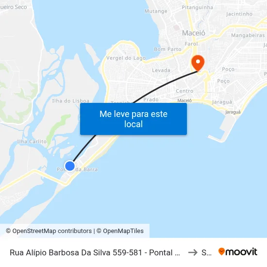 Rua Alípio Barbosa Da Silva 559-581 - Pontal Da Barra Maceió - Al 57010-810 Brasil to Seune map