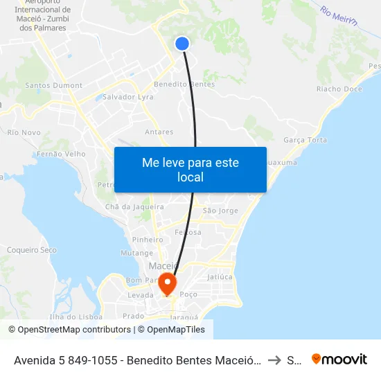 Avenida 5 849-1055 - Benedito Bentes Maceió - Al República Federativa Do Brasil to Seune map